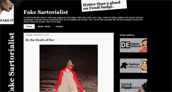 Desktop Screenshot of fakesartorialist.com